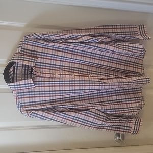Plaid Jeremy Argle collar shirt XL